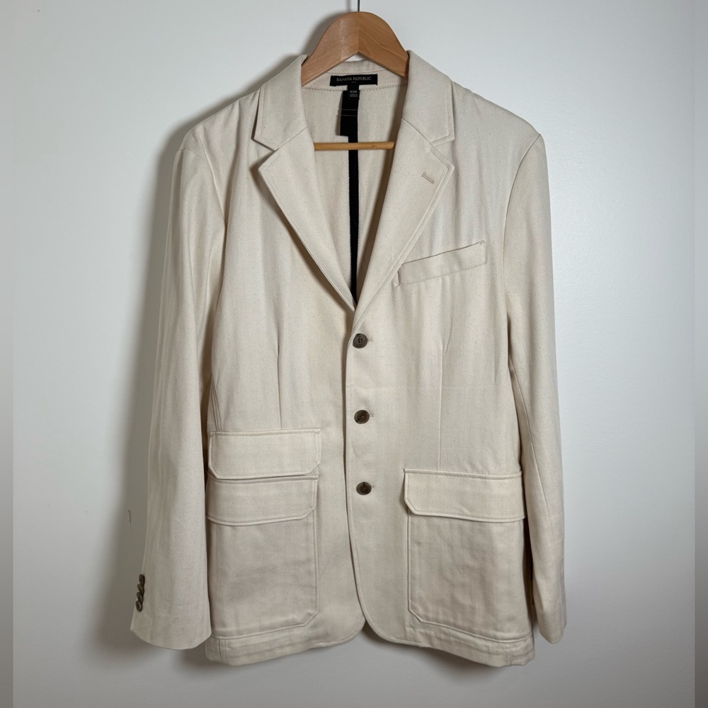 Banana Republic Cream Blazer